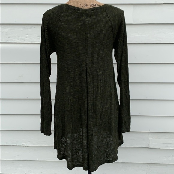 Heathered green tunic top size medium - Picture 3 of 5